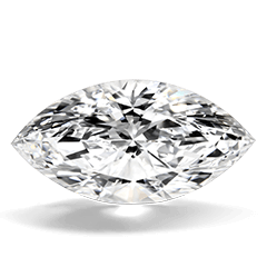 A marquise cut diamond.