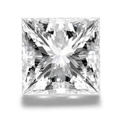 A princess cut diamond.