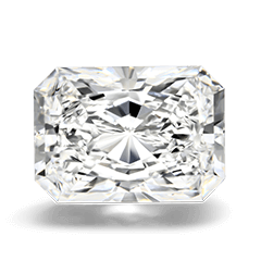 A radiant cut diamond.