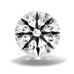 A round cut diamond.