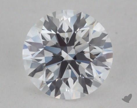 This True Hearts TM diamond, 0.4 carat D color VS2 clarity has ideal proportions and a diamond grading report from GIA