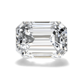 An emerald cut diamond.