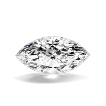A marquise cut diamond.