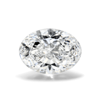 An oval cut diamond.