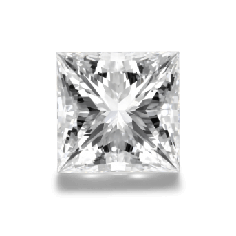 A princess cut diamond.