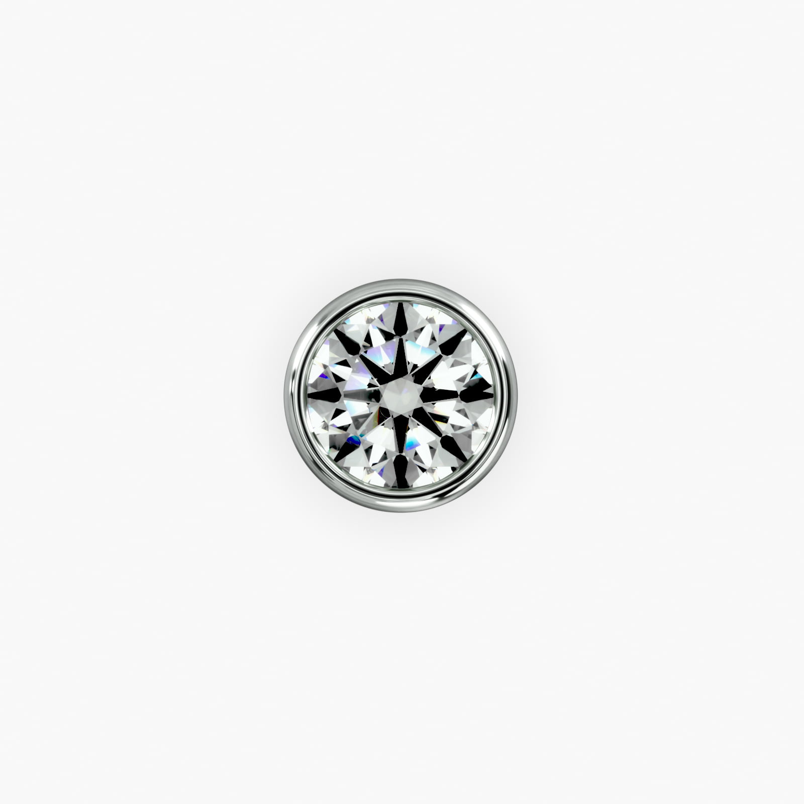Platinum Bezel Diamond Pendant (Mounting)