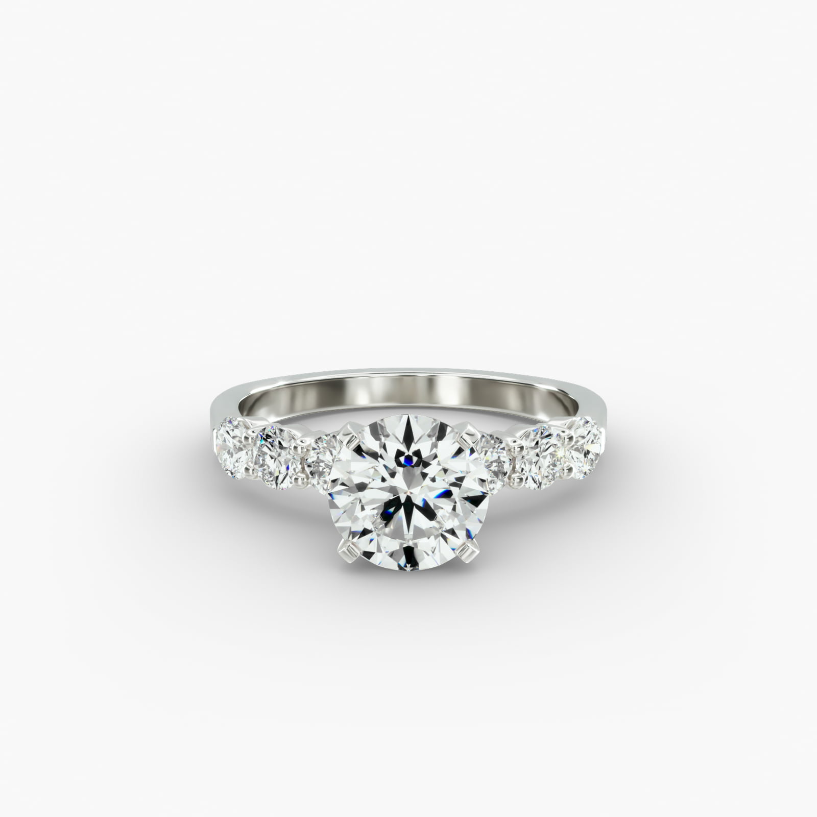 Side Stone Engagement Rings
