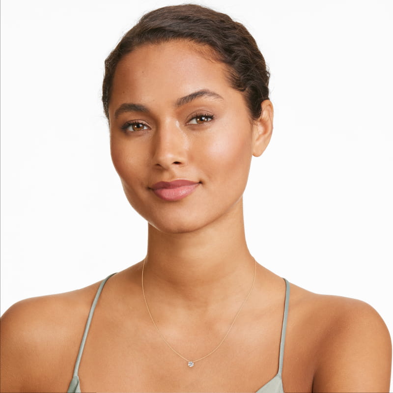 14K Yellow Gold Scallop Basket Diamond Pendant (Mounting)