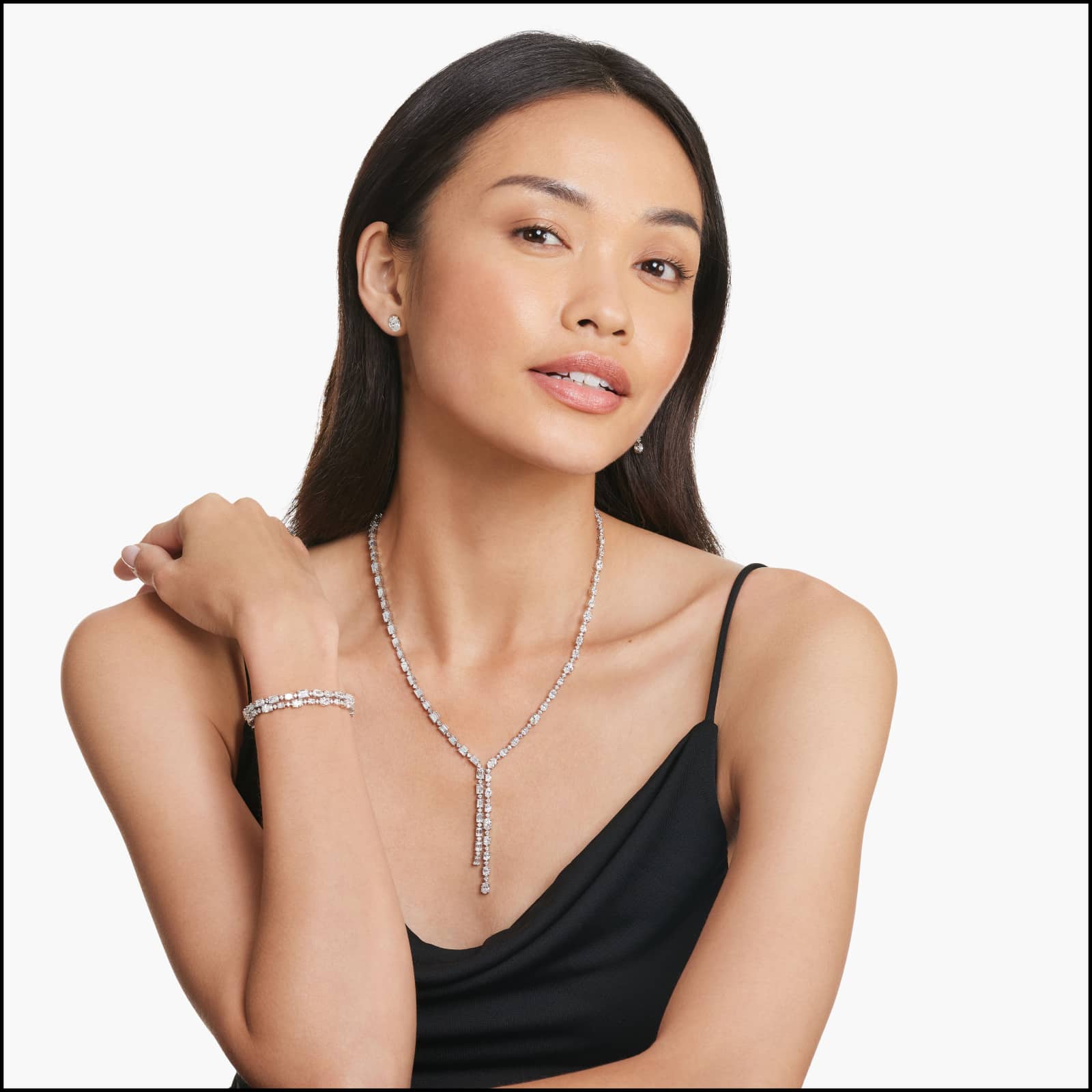 Oval Cut Custom Diamond Stud Earrings (Setting Only) In 18K Yellow Gold