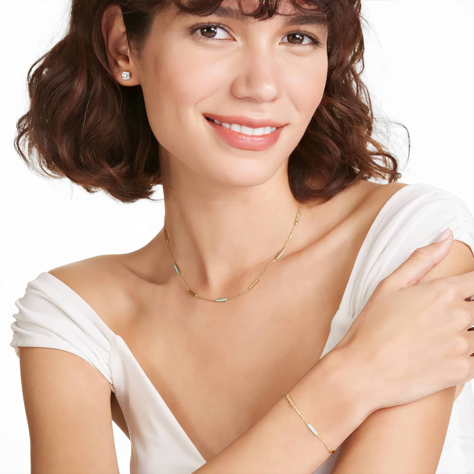 Cushion Cut Custom Diamond Stud Earrings (Setting Only) In Platinum