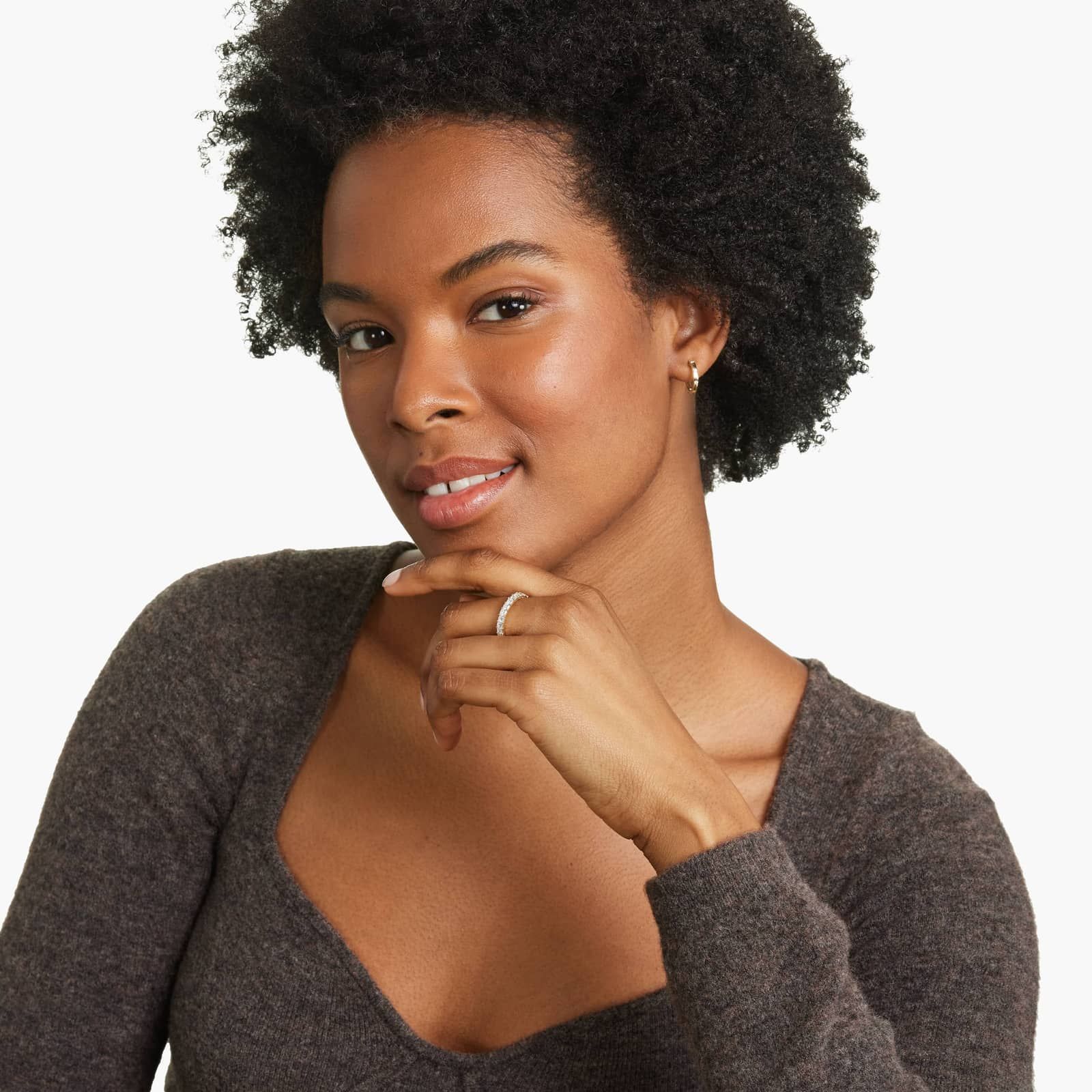 Eternity Ring With 2 CTW Cushion Cut Diamonds In 14K Yellow Gold (3mm)