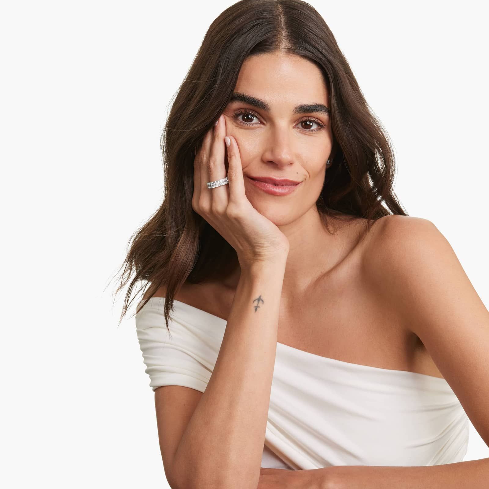 Eternity Ring With 10.5 CTW Radiant Cut Diamonds In Platinum (7mm)