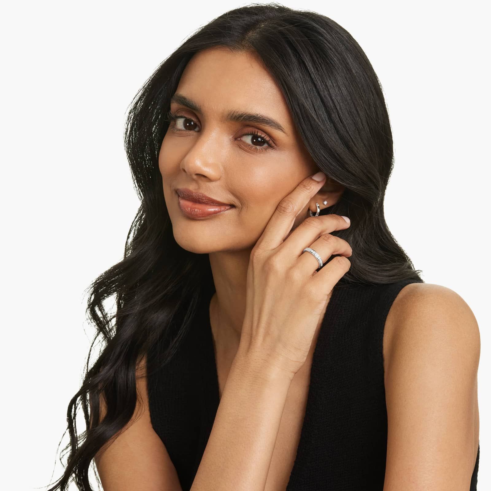 Channel Set Anniversary Ring With 1 CTW Diamonds In Platinum (4.15mm)