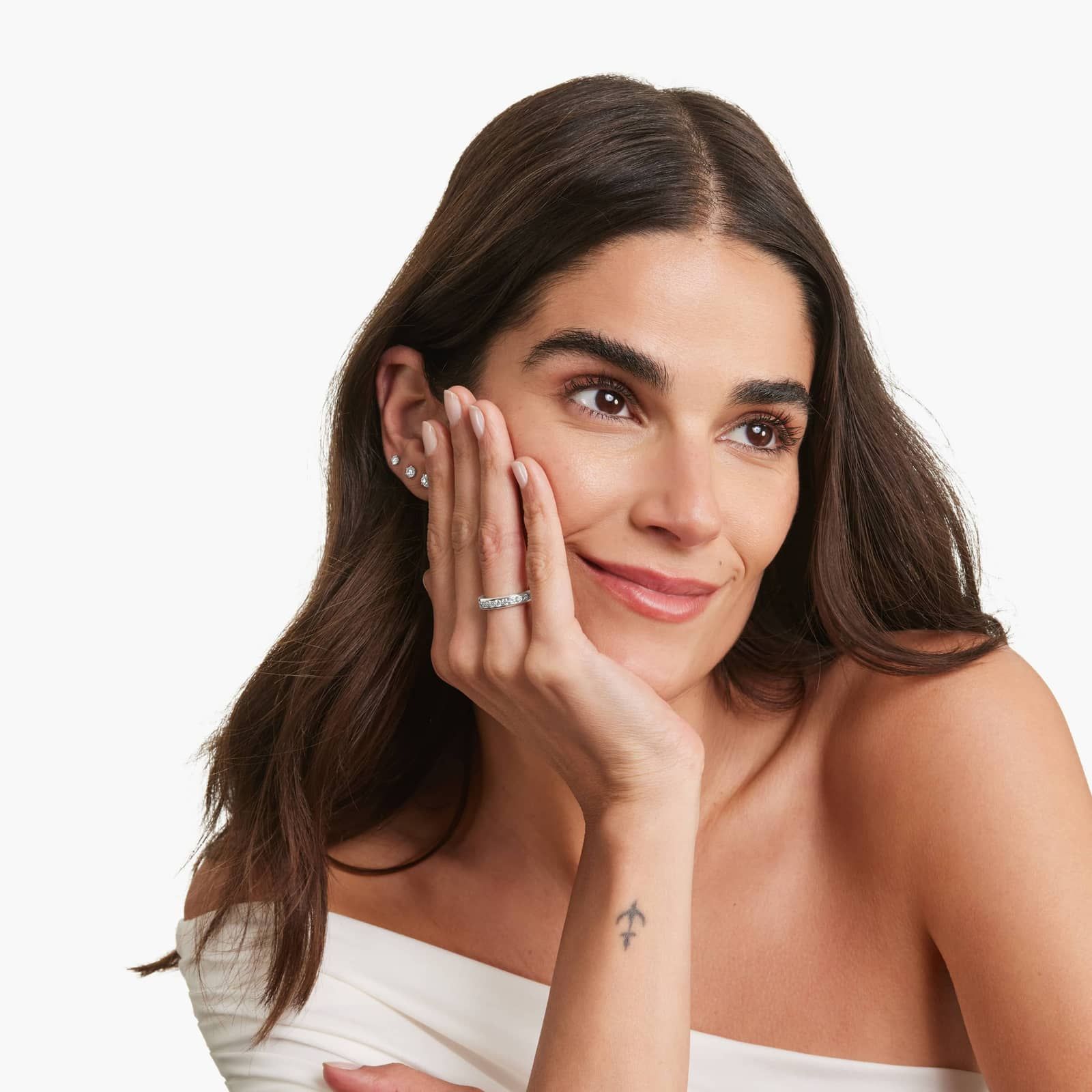 Eternity Ring With 1.5 CTW Round Diamonds In Platinum (4.00mm)