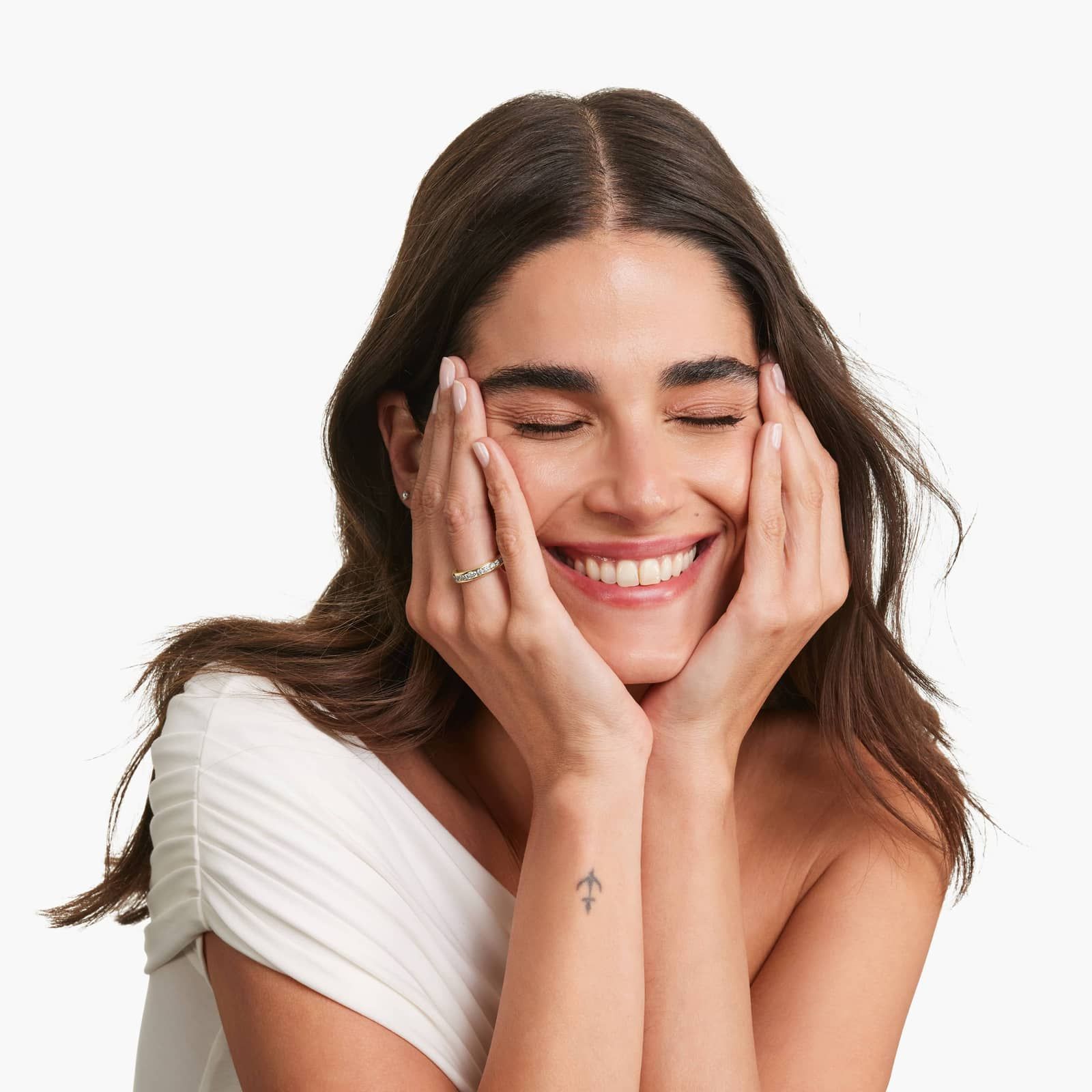 Eternity Ring With 1.5 CTW Round Cut Lab-Grown Diamonds In 14K Yellow Gold (4.00mm)