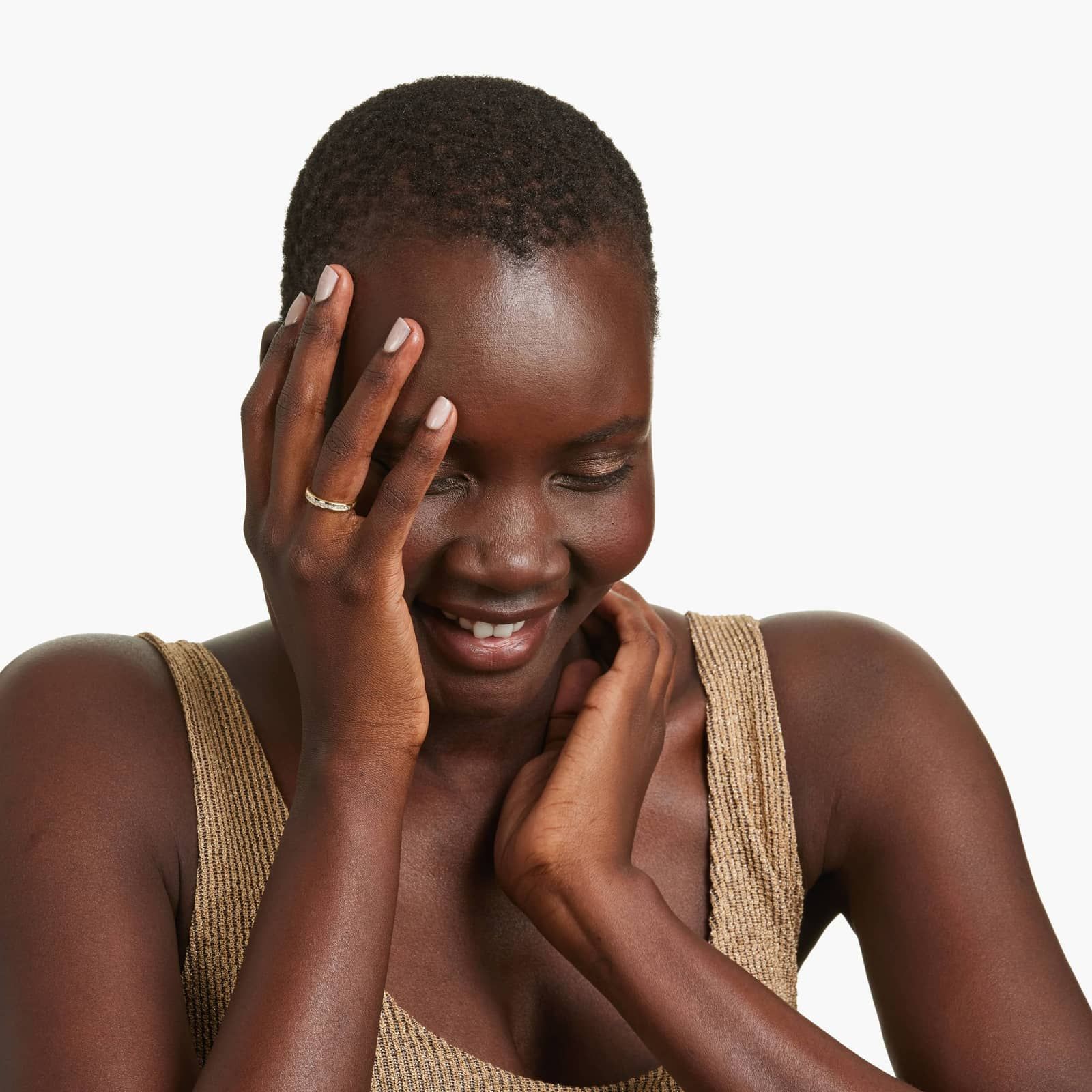 Channel Set Anniversary Ring With 0.5 CTW Princess Cut Diamonds In 14K Yellow Gold (3.30mm)