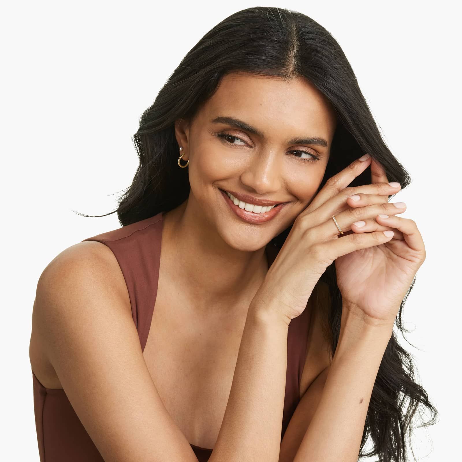 French Pavé Anniversary Ring With 0.25 CTW Lab-Grown Diamonds In 14K Yellow Gold (2.00mm)