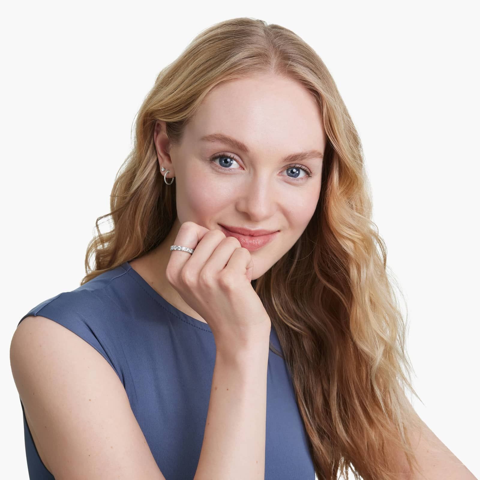 French Pavé Eternity Ring With 3 CTW Diamonds In Platinum (4.00mm)