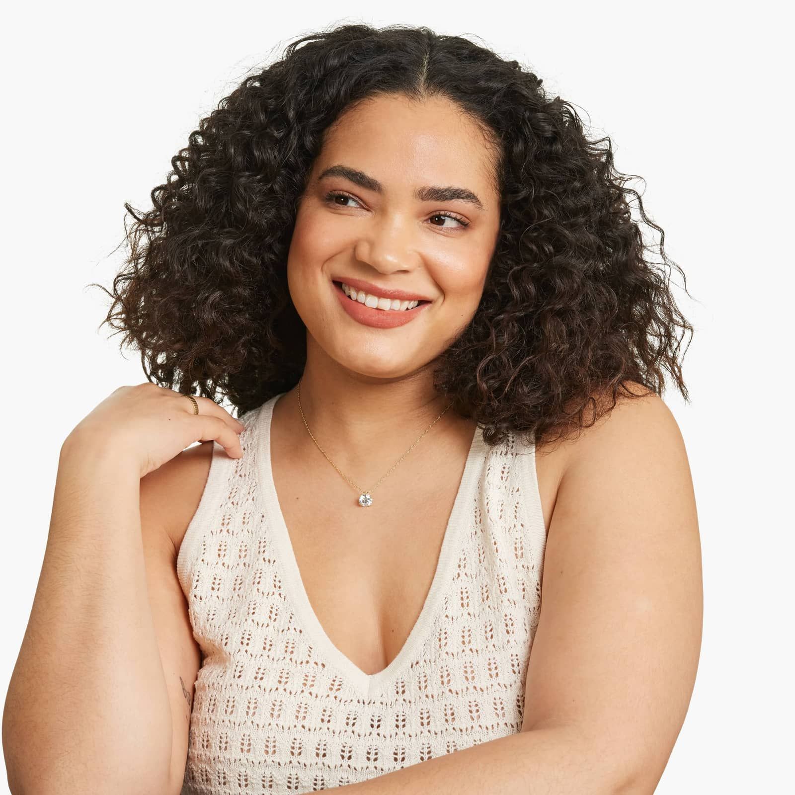 14K Yellow Gold Double Prong Lab Created Diamond Pendant (3 CTW - F-G / VS2-SI1)