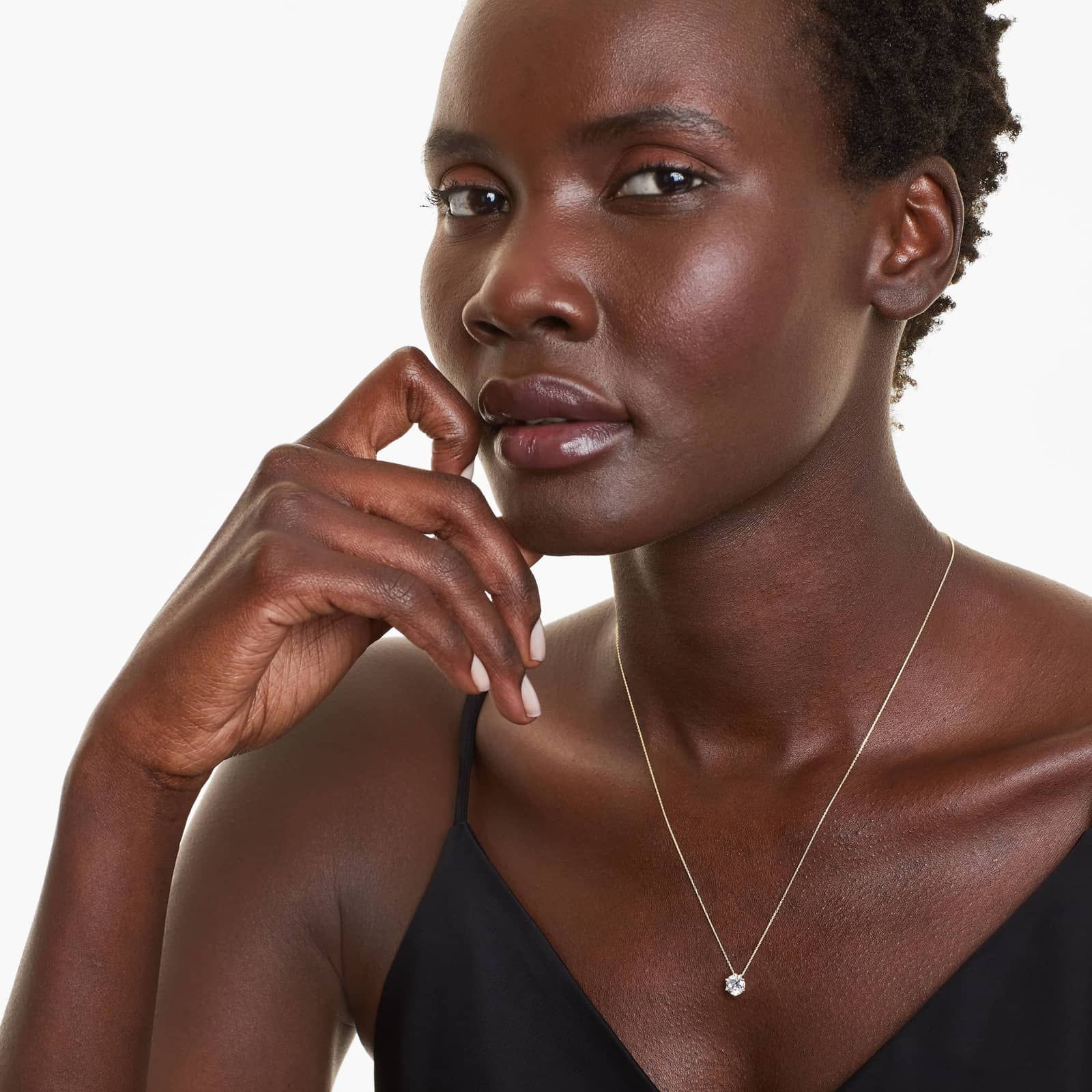 14K Yellow Gold Wire Basket Lab-Grown Diamond Pendant (1.00 CTW - F-G / VS2-SI1)