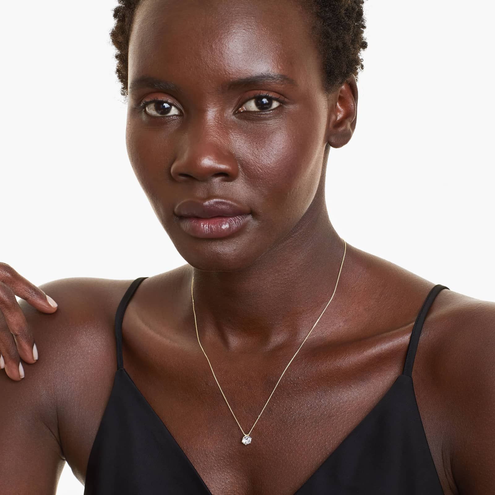 14K Yellow Gold Wire Basket Lab-Grown Diamond Pendant (1.00 CTW - F-G / VS2-SI1)