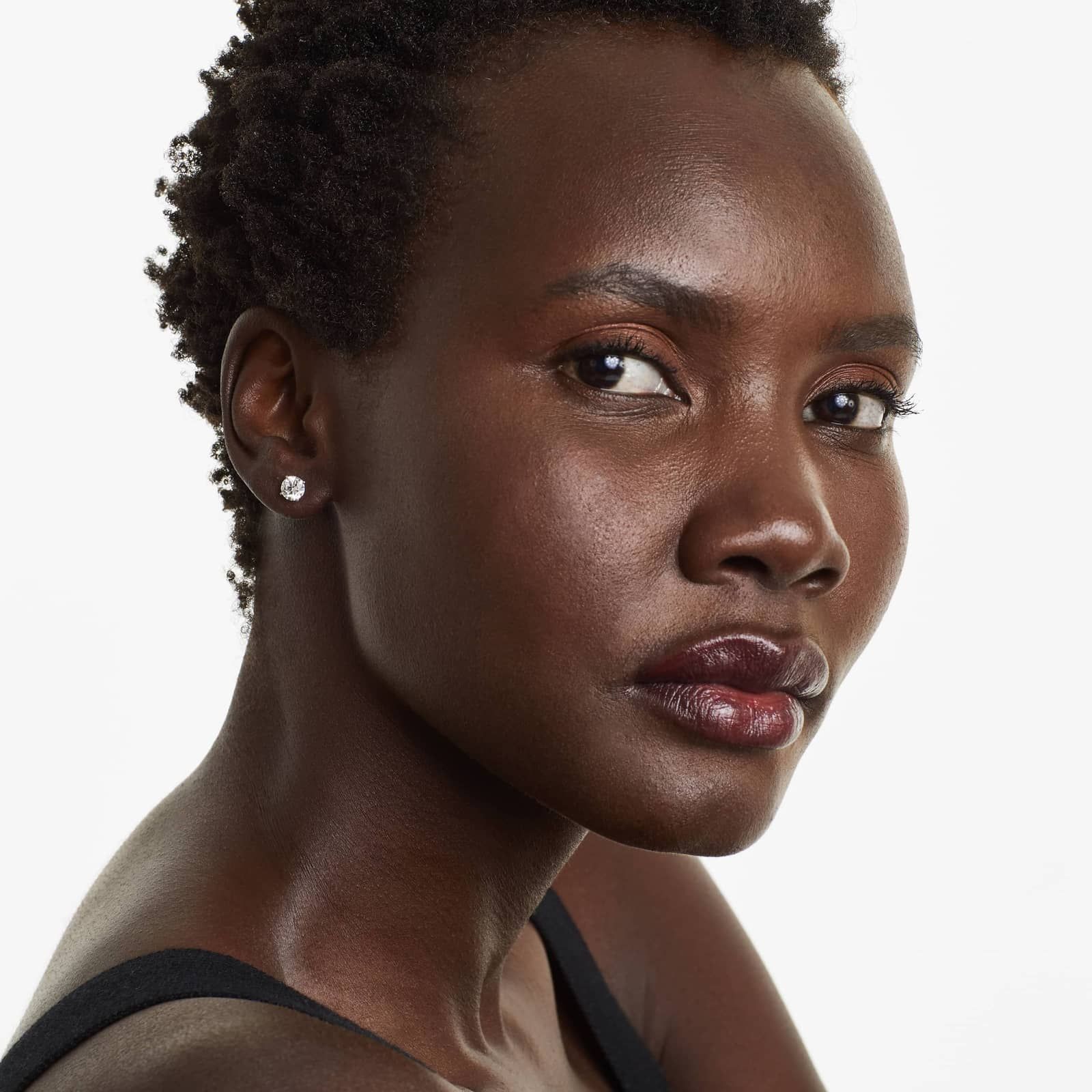 Four Prong 1.5 CTW Round Diamond Stud Earrings In Platinum