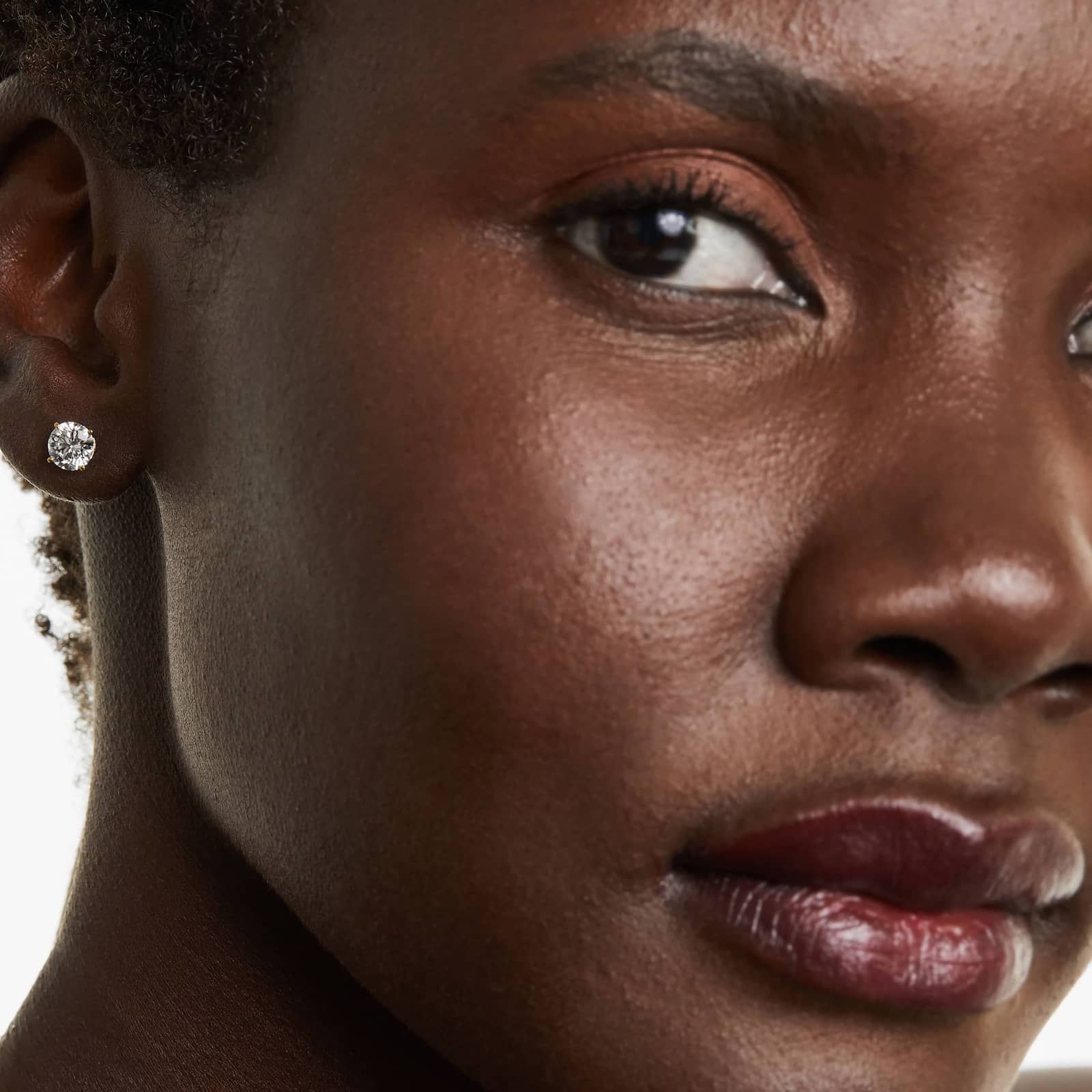 Four Prong 1.5 CTW Round Diamond Stud Earrings In 14K Yellow Gold