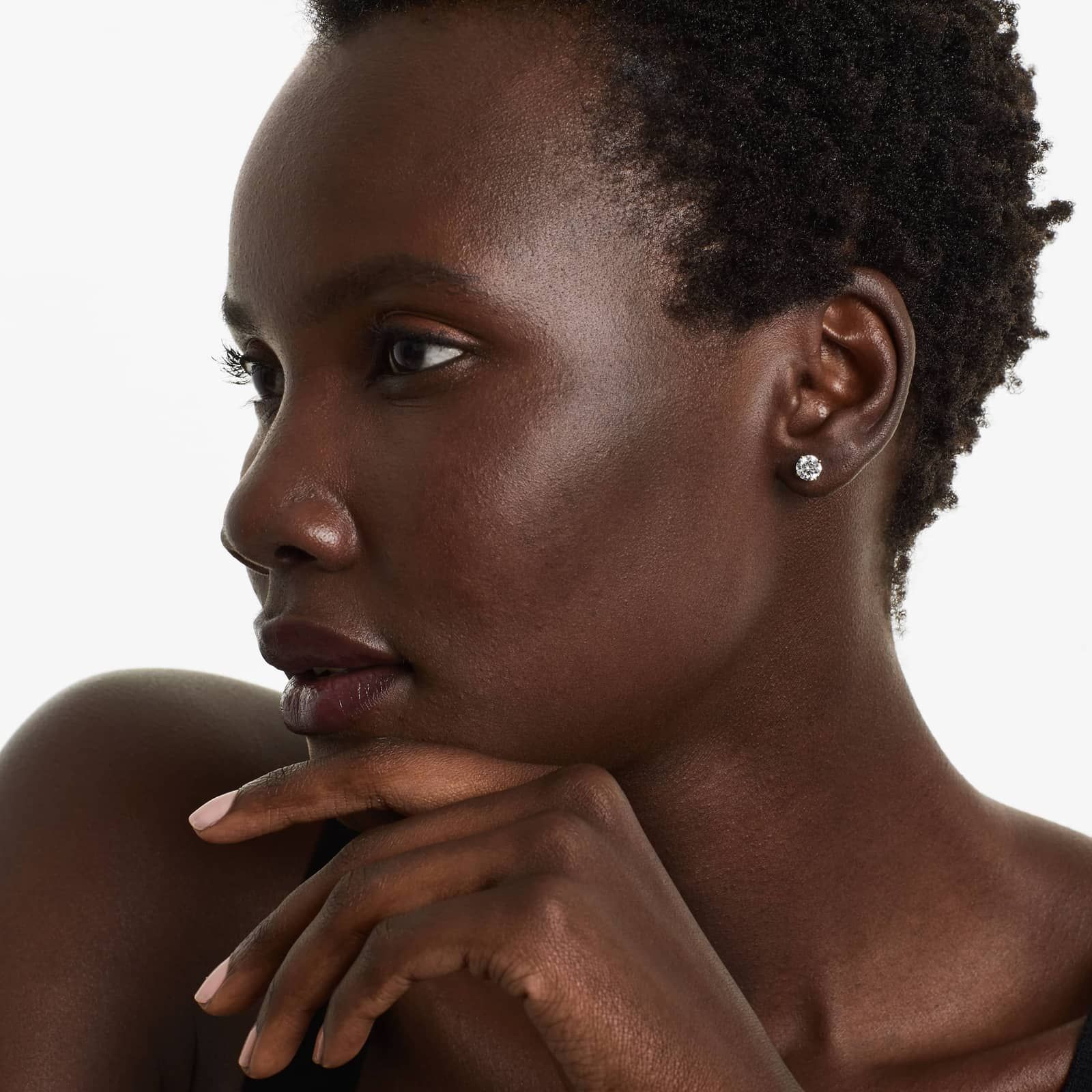 Four Prong 1.5 CTW Round Diamond Stud Earrings In 14K Yellow Gold