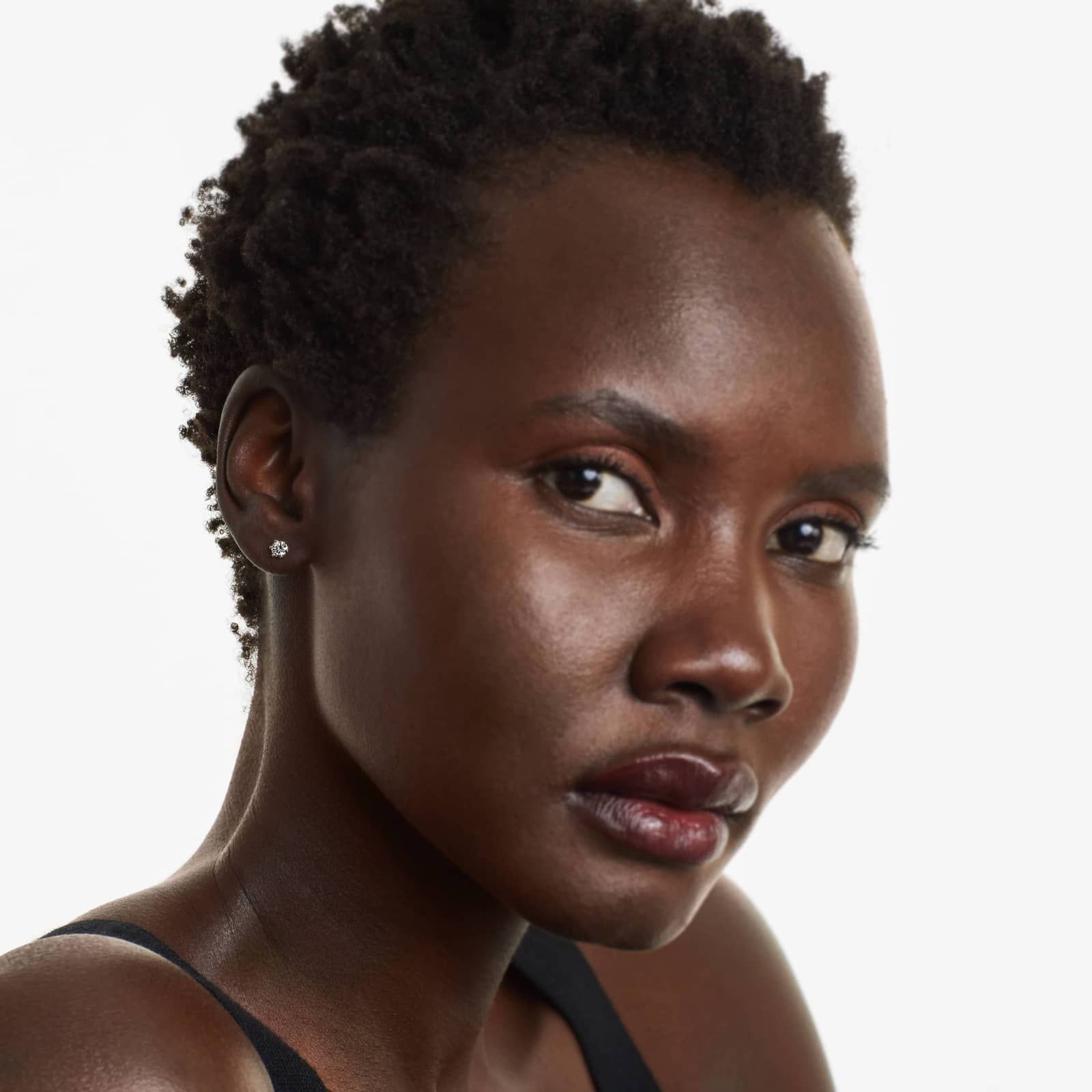 Scallop Basket 0.5 CTW Lab-Grown Diamond Stud Earrings In 14K Yellow Gold