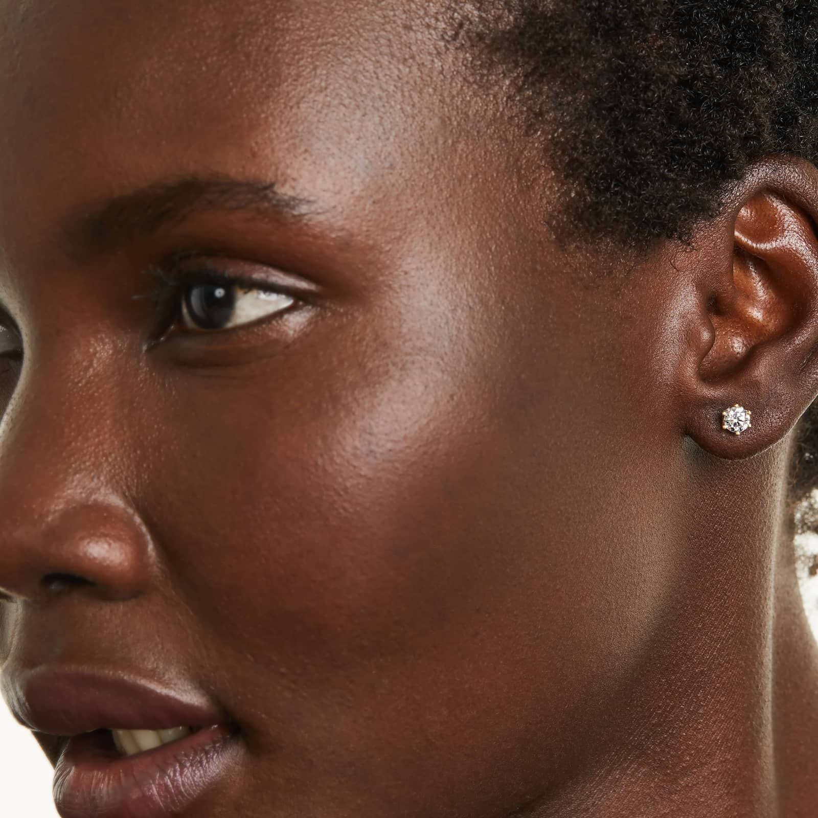 Scallop Basket 0.75 CTW Lab-Grown Diamond Stud Earrings In 14K Yellow Gold