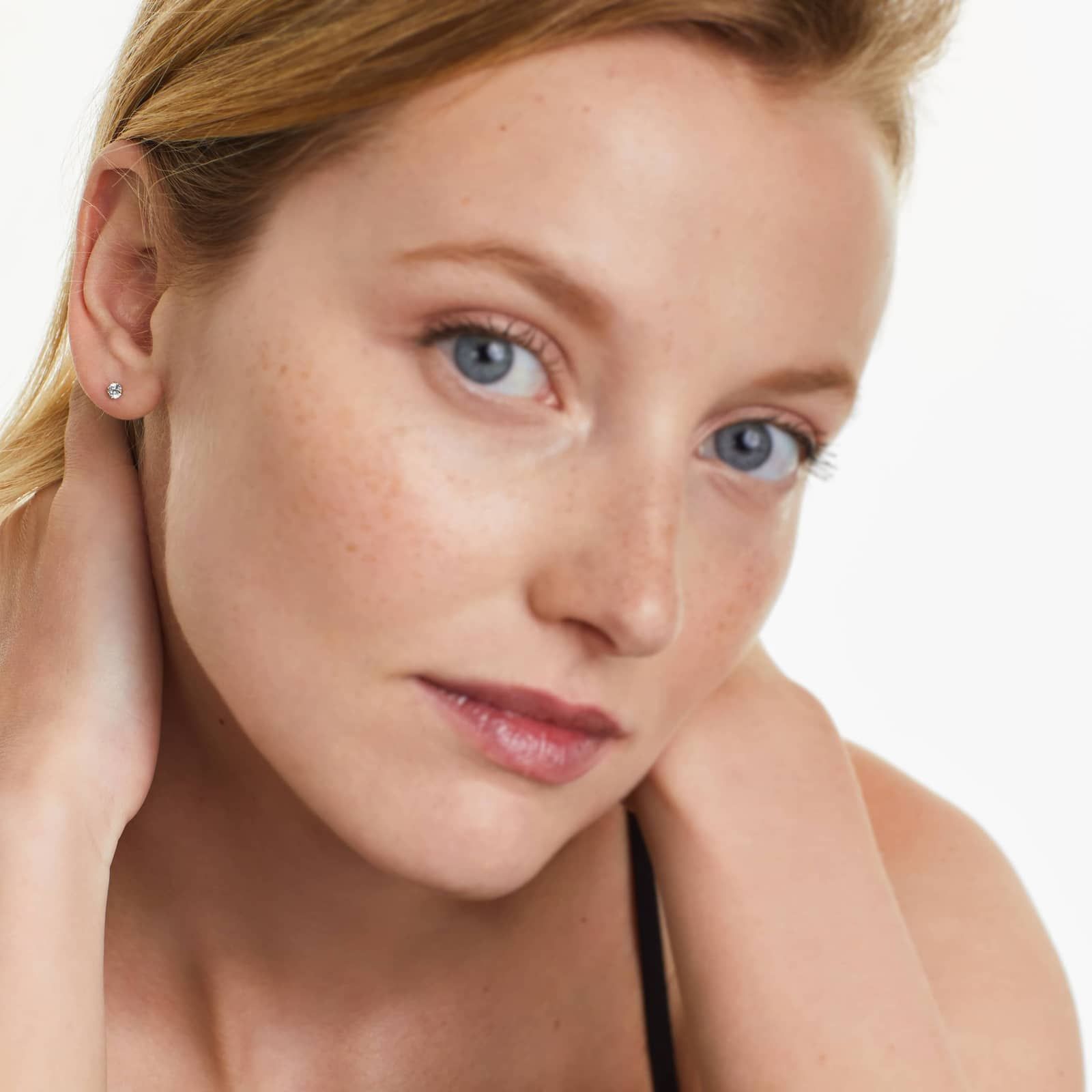 Double Prong 0.25 CTW Lab-Grown Diamond Stud Earrings In 14K Yellow Gold