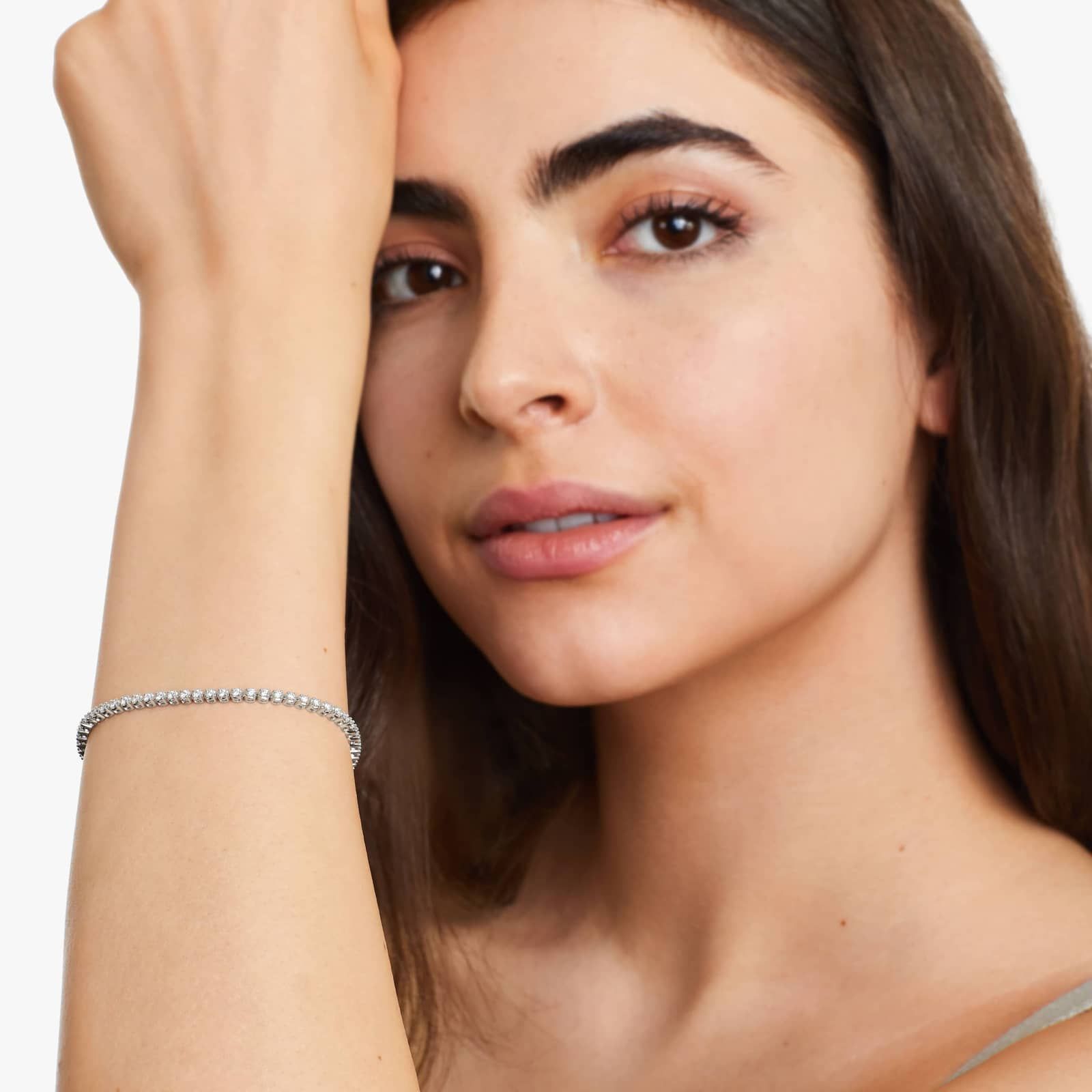 Tennis Bracelet With 2 CTW Diamonds In Platinum (7")