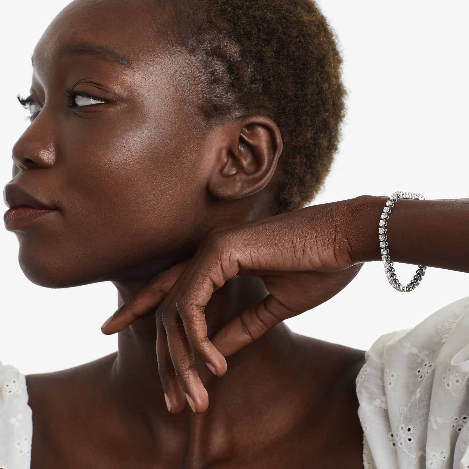 Tennis Bracelet With 5 CTW Diamonds In Platinum (7")