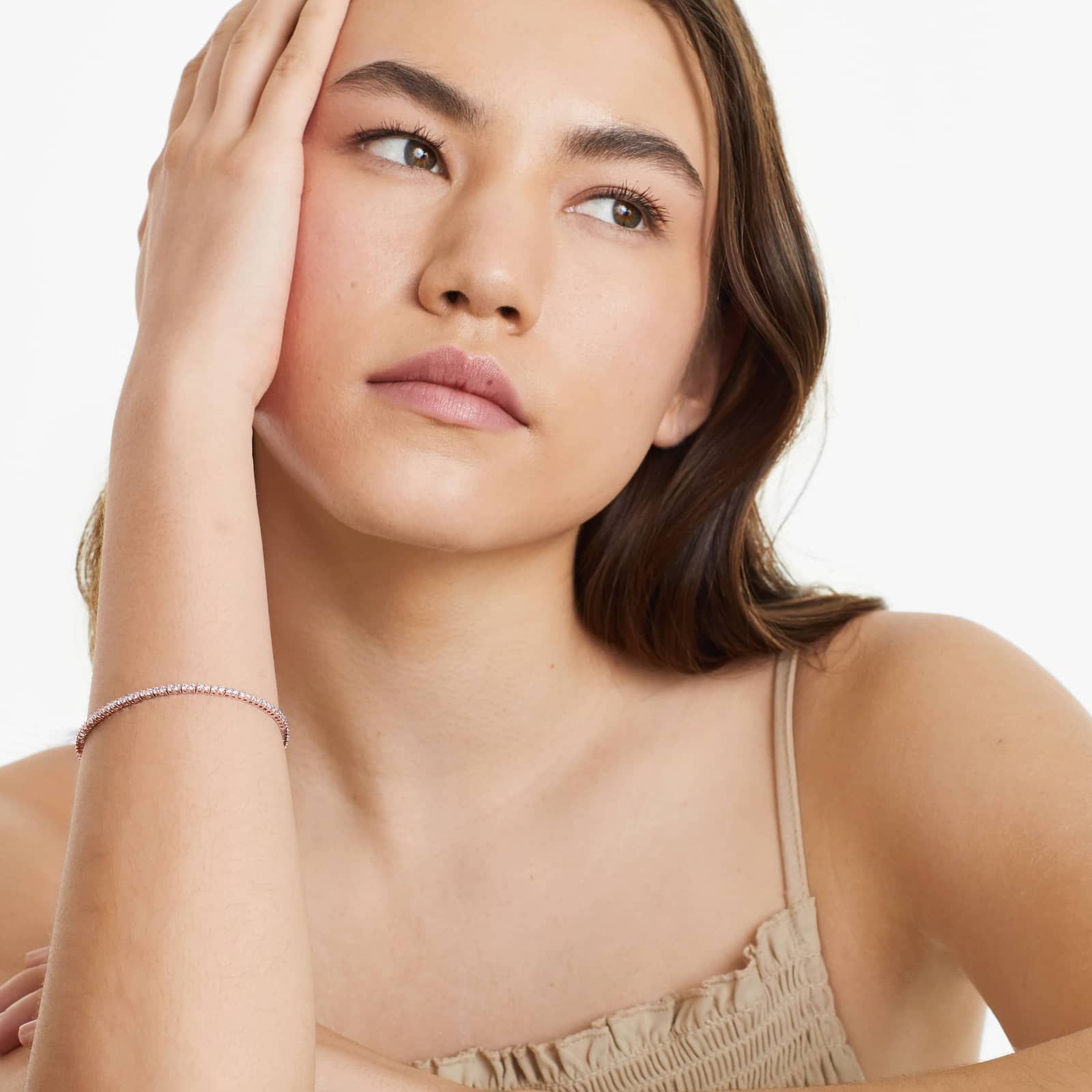 14K Rose Gold Two Prong Diamond Tennis Bracelet (2 CTW - H-I / SI1-SI2)