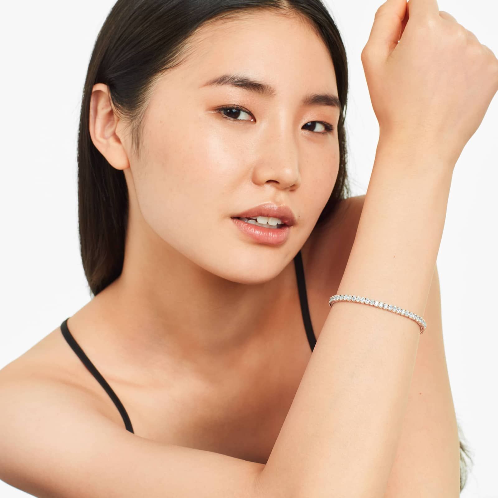 Tennis Bracelet With 8 CTW Oval Cut Diamonds In 14K Rose Gold