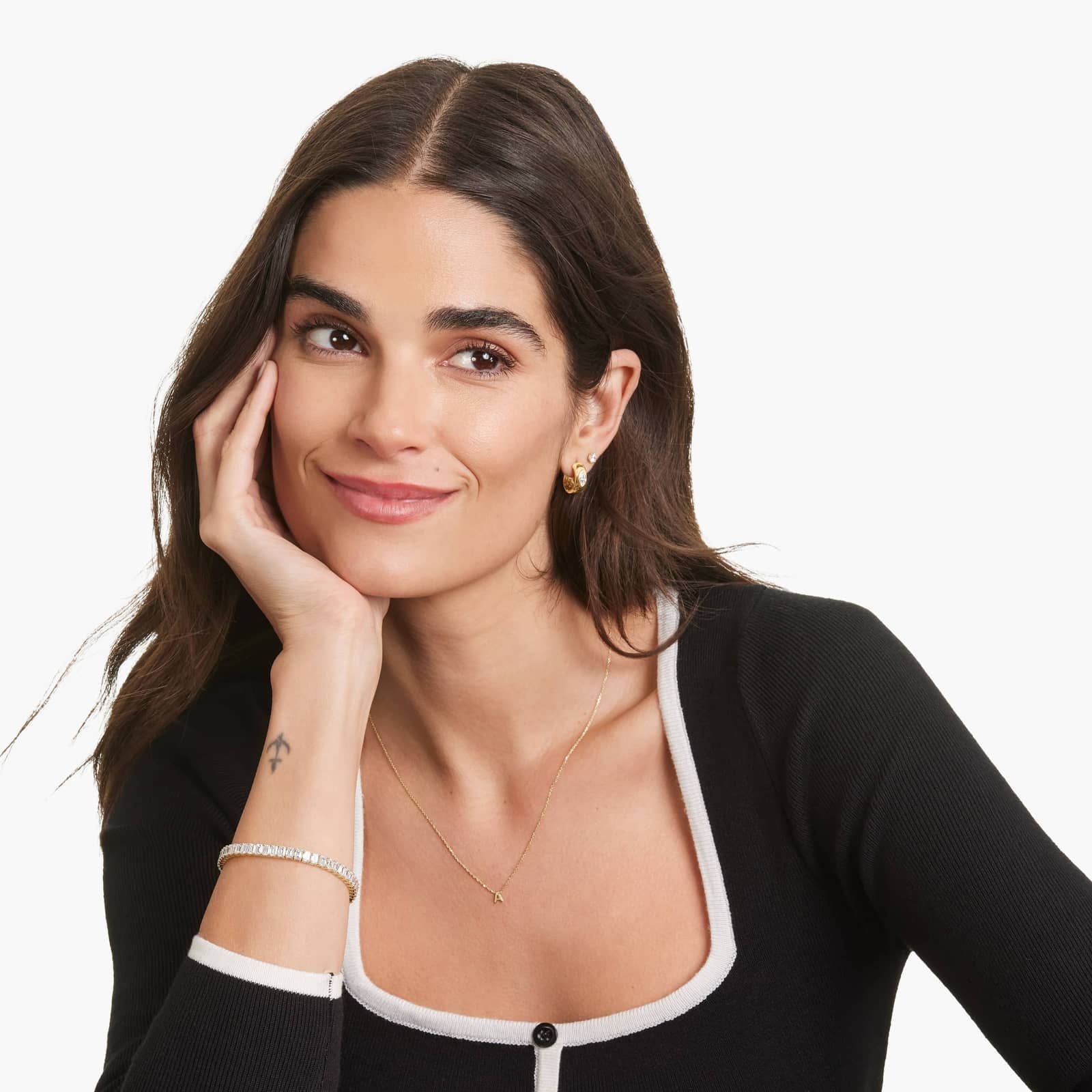 Tennis Bracelet With 15 CTW Emerald Cut Lab-Grown Diamonds In 14K Yellow Gold (7")