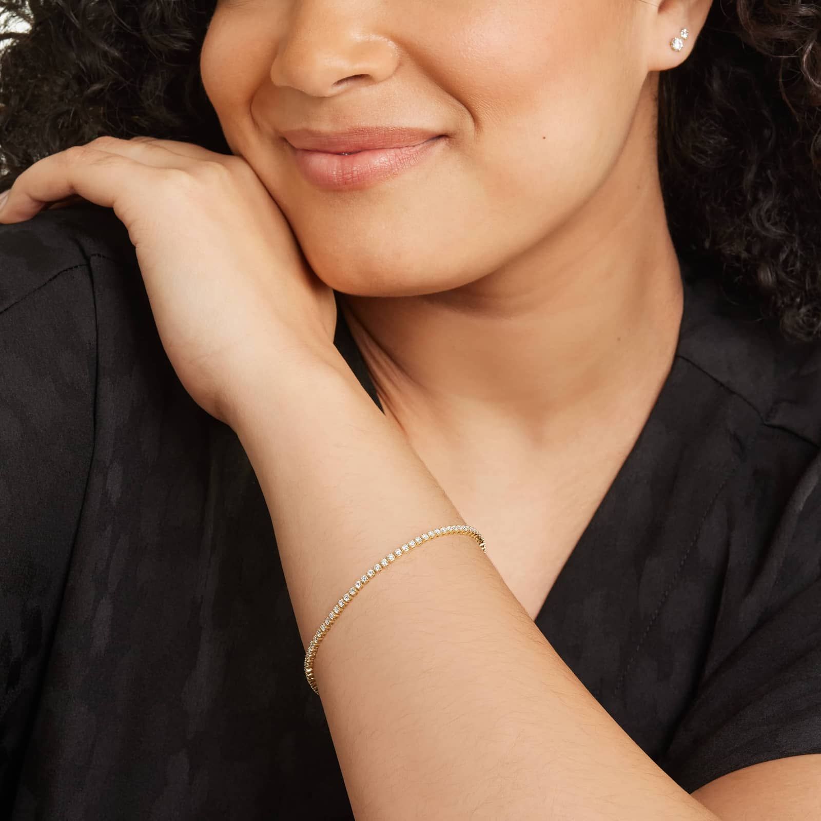 Tennis Bracelet With 2 CTW Lab-Grown Diamonds In 14K Yellow Gold (8")