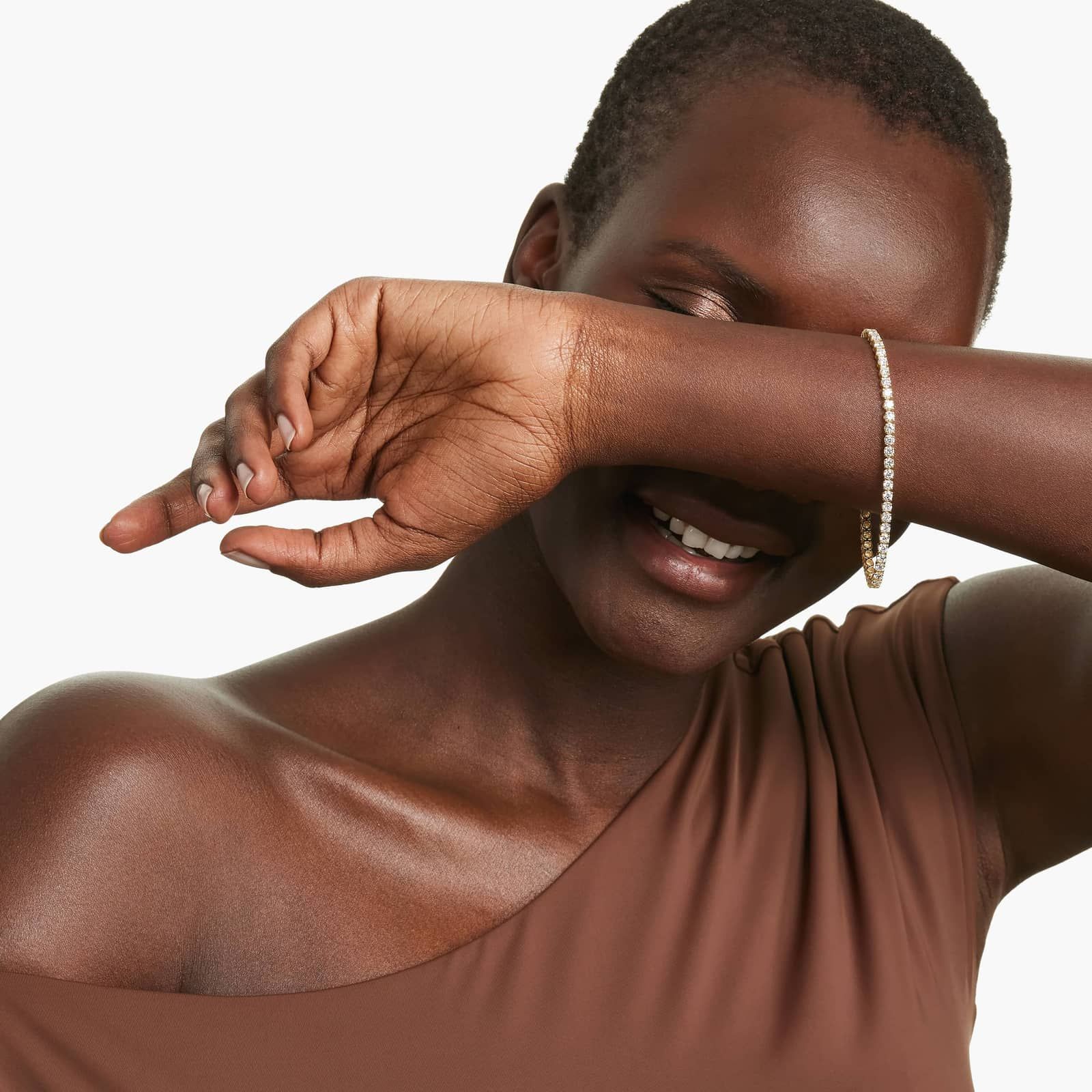 Tennis Bracelet With 5 CTW Lab-Grown Diamonds In 14K Yellow Gold (8")