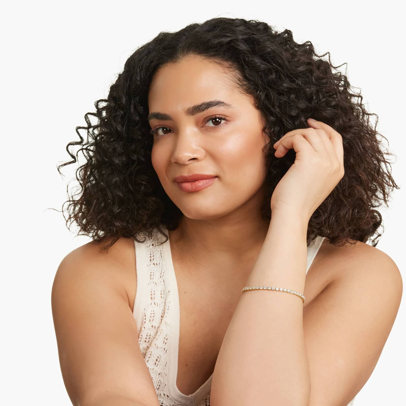 Tennis Bracelet With 7 CTW Lab-Grown Diamonds In 14K Yellow Gold (8")