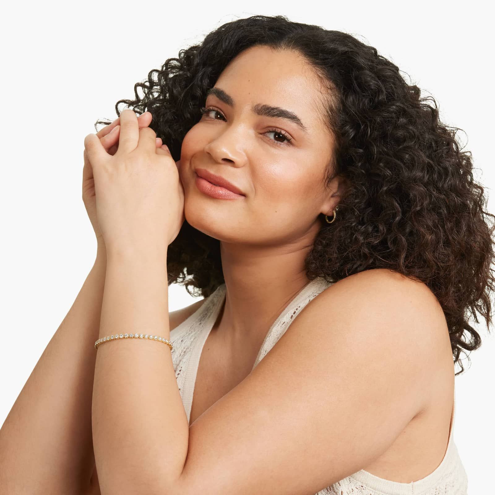 Tennis Bracelet With 7 CTW Lab-Grown Diamonds In 14K Yellow Gold (8")