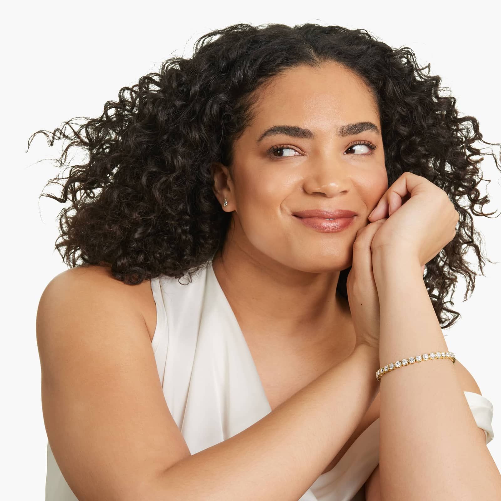 Tennis Bracelet With 15 CTW Lab-Grown Diamonds In 14K Yellow Gold (8")