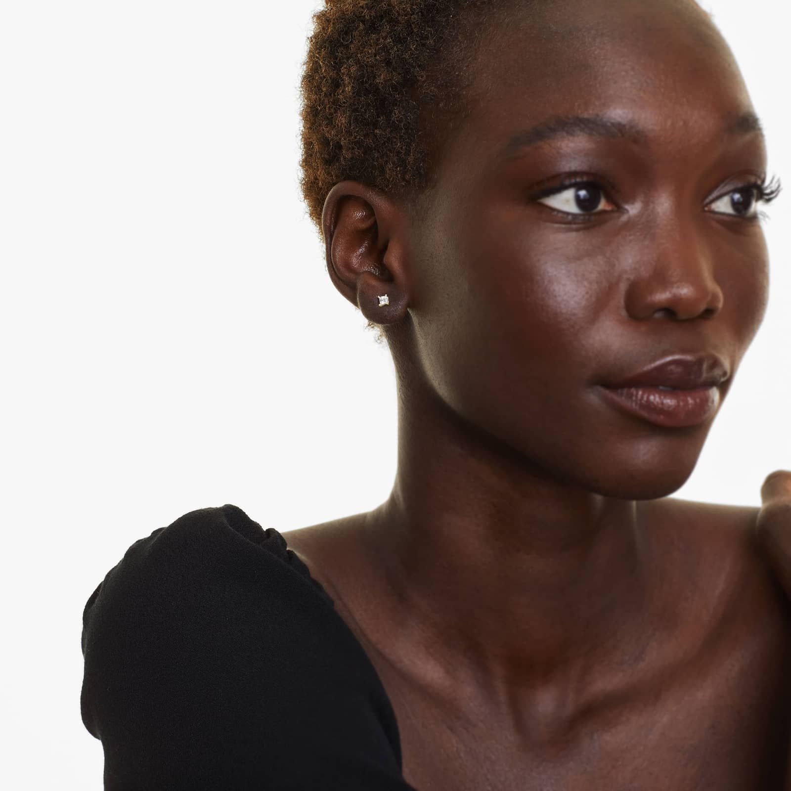 Princess Cut 0.25 CTW Diamond Stud Earrings In 14K Yellow Gold