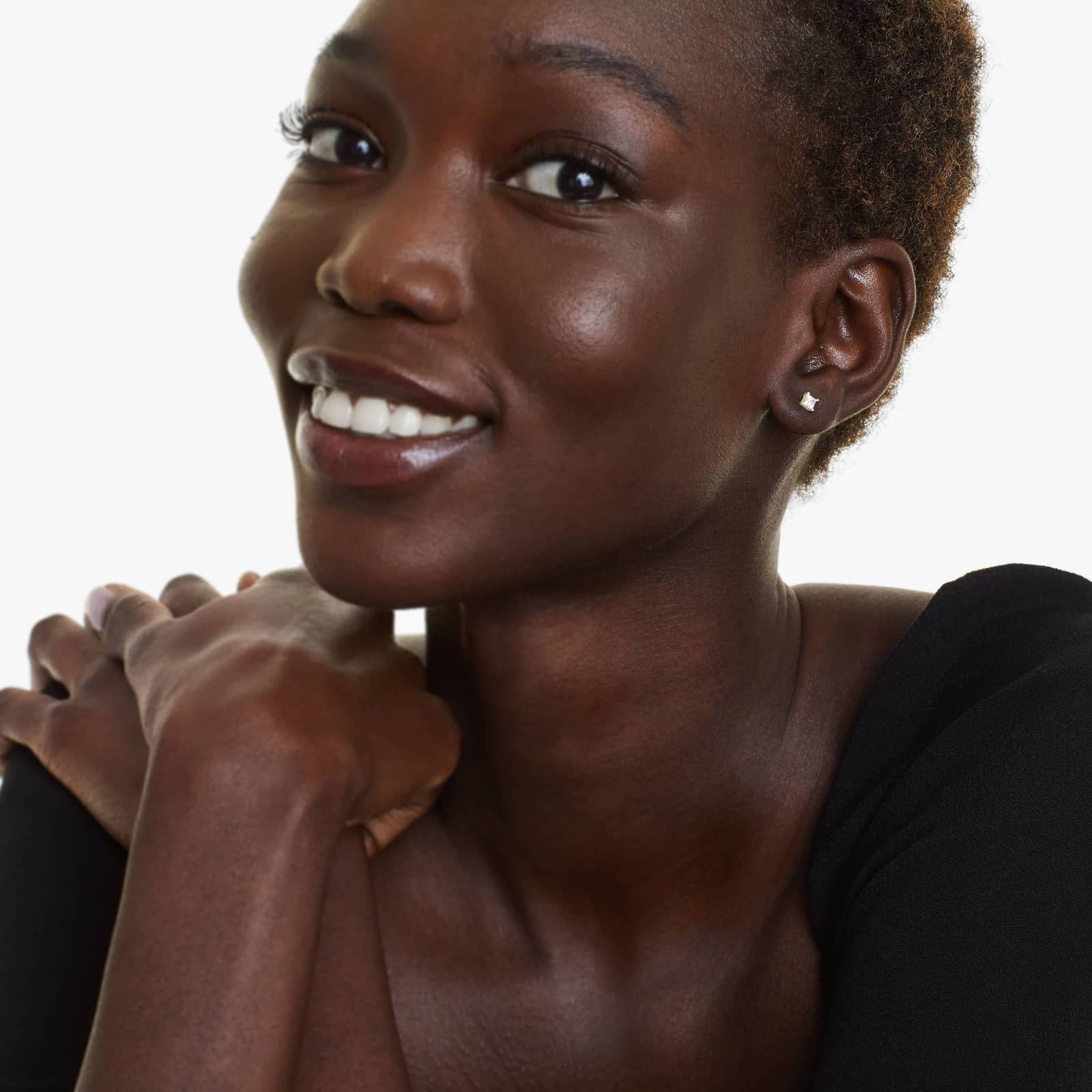 Princess Cut 0.25 CTW Diamond Stud Earrings In 14K Yellow Gold