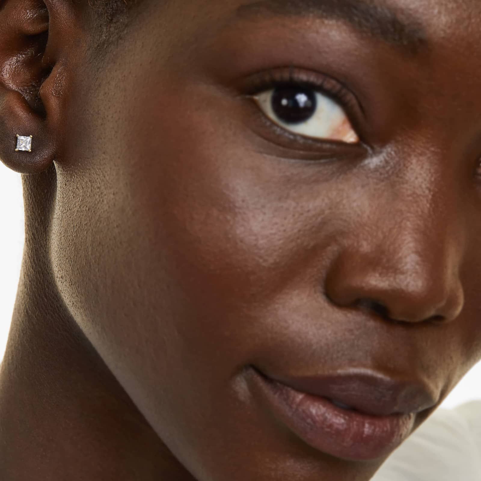 Princess Cut 0.75 CTW Diamond Stud Earrings In 14K Yellow Gold