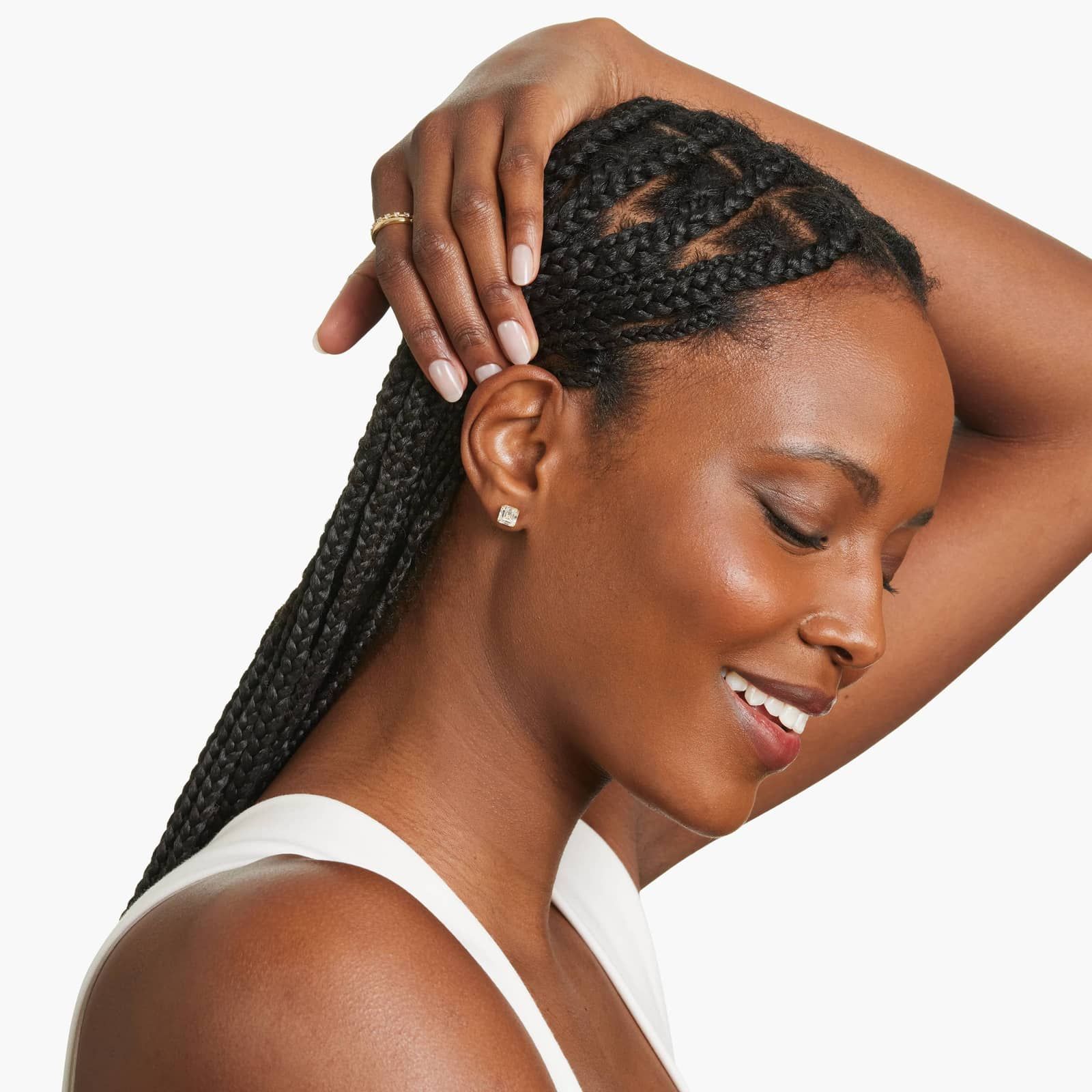 Asscher Cut 3 CTW Lab-Grown Diamond Stud Earrings In 14K Yellow Gold