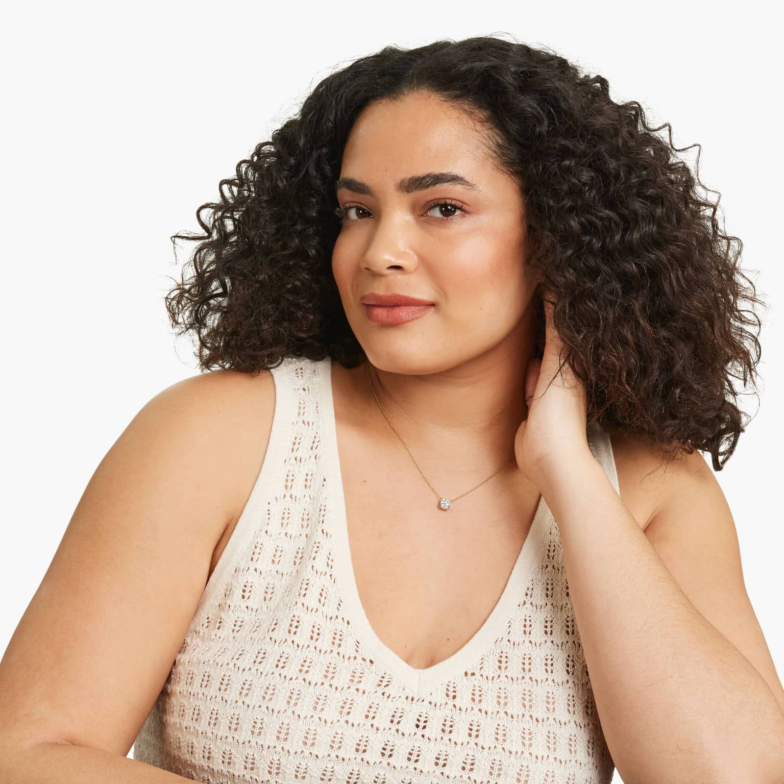 14K Yellow Gold Cushion Cut Lab-Grown Diamond Solitaire Pendant (2.00 CTW - F-G / VS2-SI1)