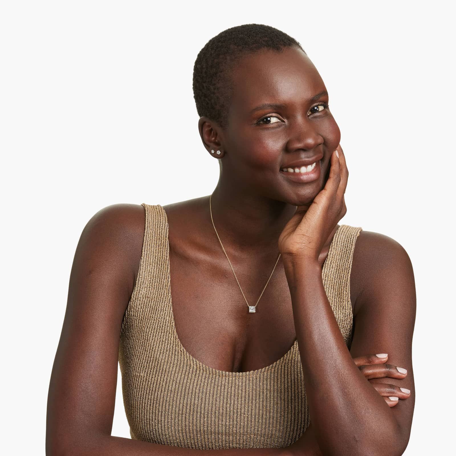 14K Yellow Gold Princess Cut Lab-Grown Diamond Solitaire Pendant (3.00 CTW - F-G / VS2-SI1)