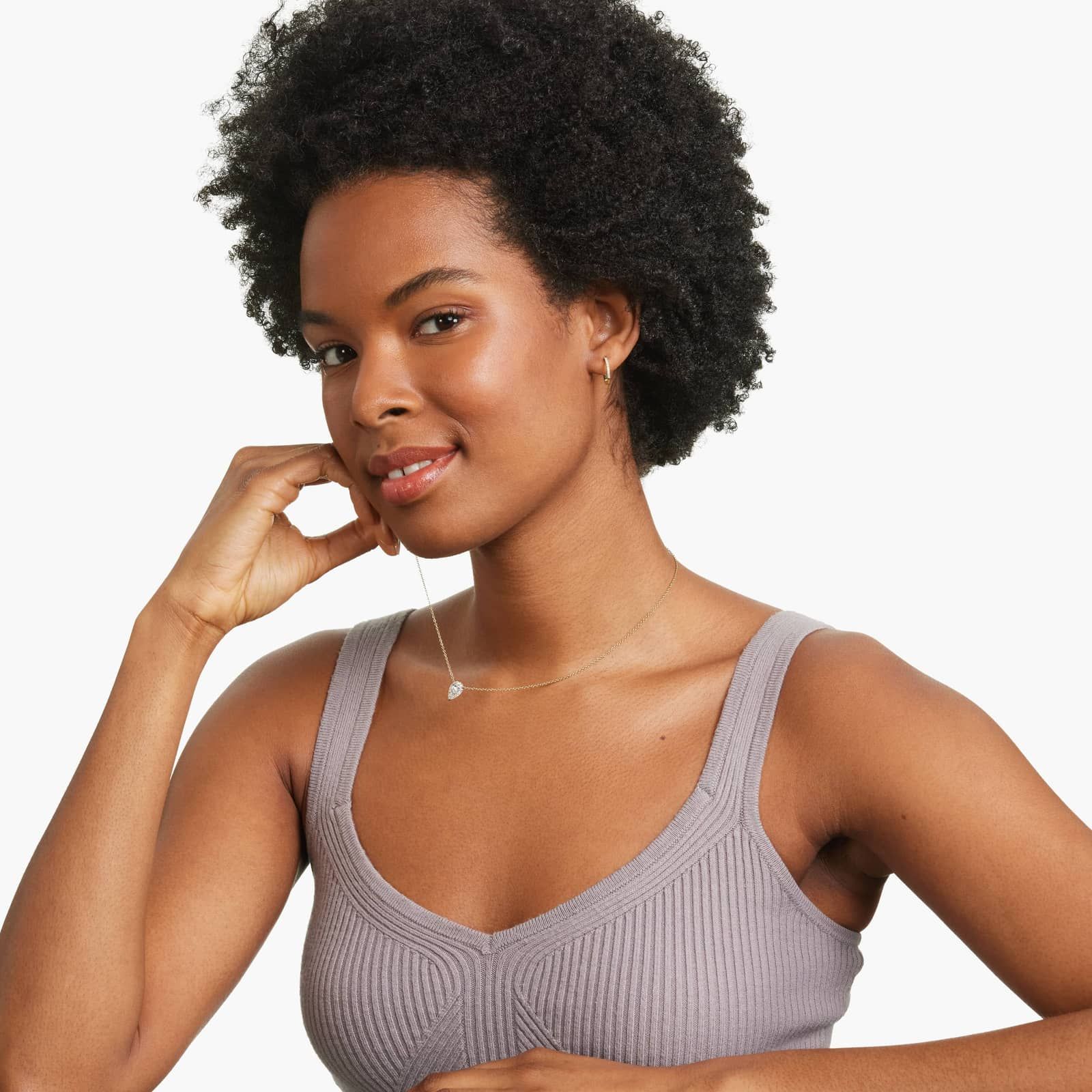 14K Yellow Gold Pear Cut Lab-Grown Diamond Solitaire Pendant (1.50 CTW - F-G / VS2-SI1)