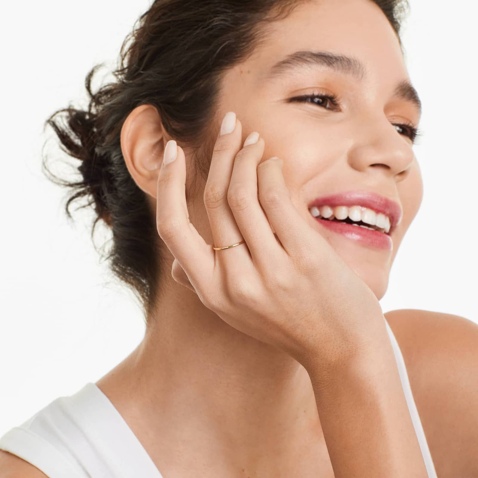 Rounded Ring In 14K Yellow Gold