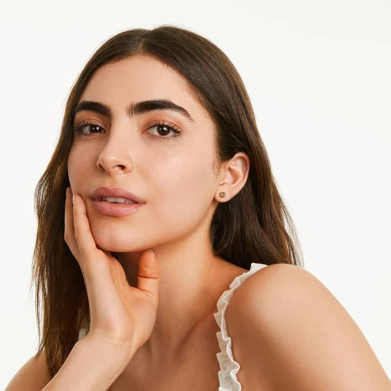 Citrine Birthstone Earrings In 14K Yellow Gold